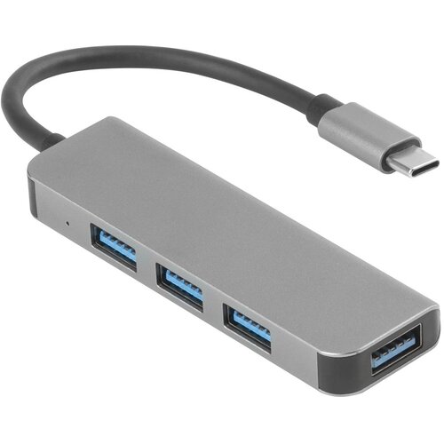 Meixi USB razdelnik VOLT 4u1 &ndash; 4 USB porta/ USB 3.0/ Type-C ulaz/ aluminijum/ tamnosivi Cene