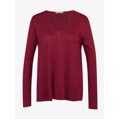 Camaieu Burgundy women's sweater - Women's