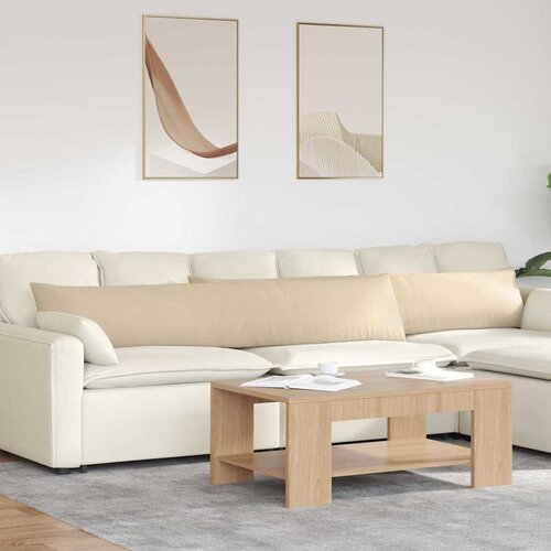  Jastučići za sofu 2 pcs Krema 200 x 40 cm tkanina Slike