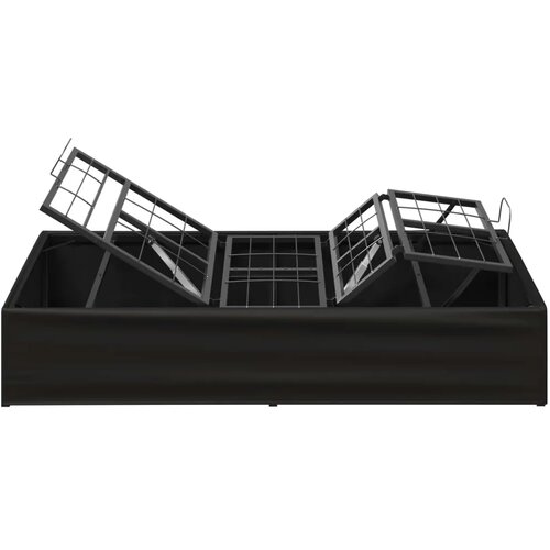  Električni podesivi okvir kreveta Crna 200 x 70 x 33 5 cm Čelik - Crna 70 x 200 cm Slike