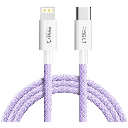 TECH-PROTECT KABEL ULTRABOOST LITE ZA LIGHTNING PD27W/3A 200CM MAUVE, (21980548) Cene