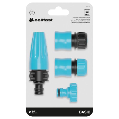 Cellfast Mlaznica podesiva set 1/2”-5/8'' Basic Cene