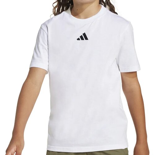 Adidas Majica za dečake J SL TEE 160, Bela Slike
