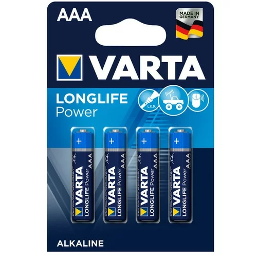 Varta LongLife Power baterija AAA, 4 kom
