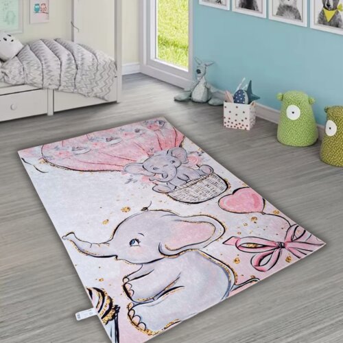  Dečiji tepih Slonić u balonu – 140x220cm Cene