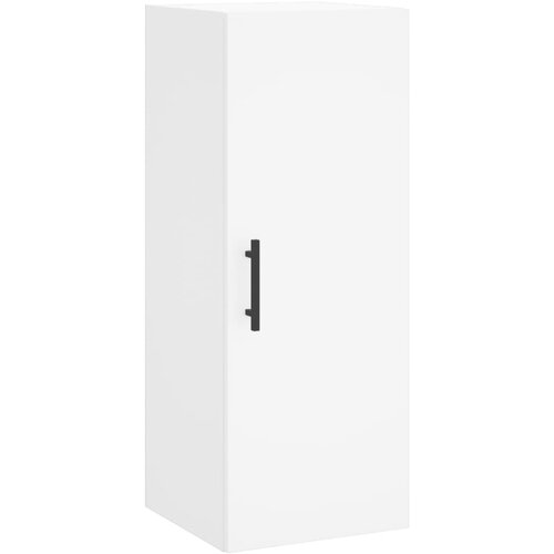 Visoka komoda bijeli 34,5x34x180 cm od konstruiranog drva Slike