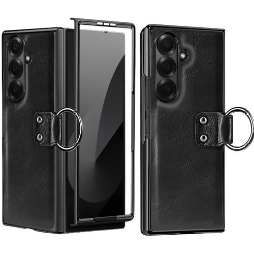 INF Združljivo ohi&scaron;je za Samsung Galaxy Z Fold7 iz črnega PC usnja s stojalom, (5000080609) Cene