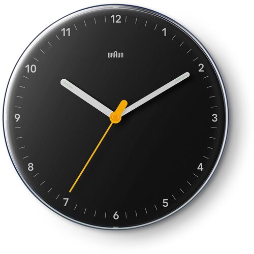 Braun BC 26 B schwarz Quarzwanduhr Slike