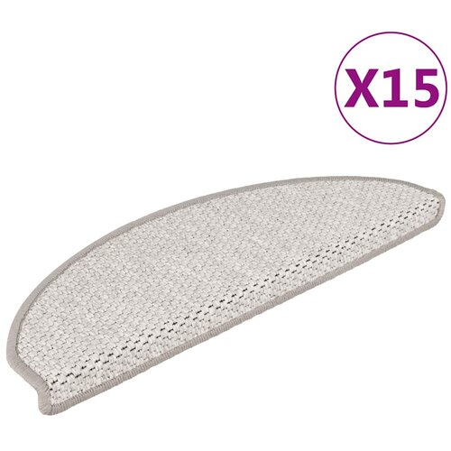 Samoljepljivi otirači za stube 15 kom 65x21x4 cm boja platine Cijene
