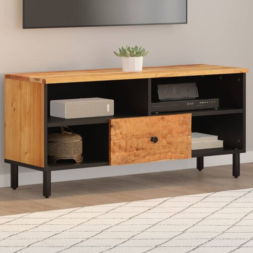 TV ormarić 100 x 33 x 46 cm od masivnog bagremovog drva Cene