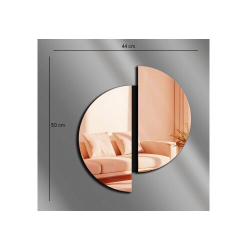 Wallxpert dekorativno ogledalo Ozgl522 rose gold Slike