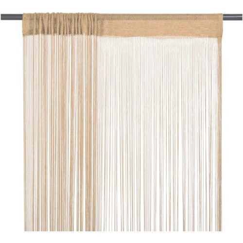 vidaXL Končane Zavjese 2 kom 140x250 cm Bež Cijene