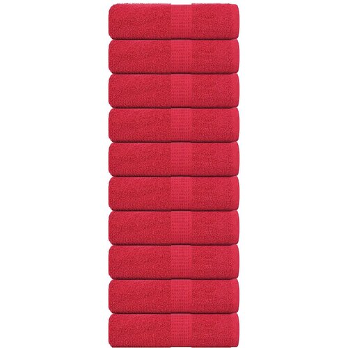  Ručnici za goste FROGN 10 kom. crveni 30x50 cm 360 g/m&amp;sup2; Slike