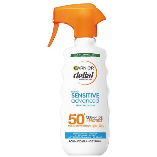 Garnier Ambre Solaire Sprej za zaštitu od sunca Sensitive Protect SPF 50+, 270ml Slike