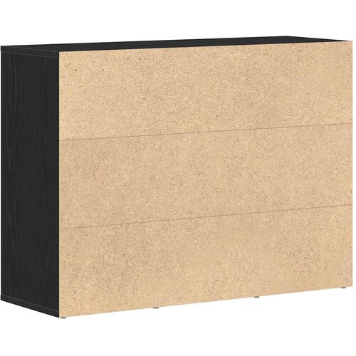 Komoda crni hrast 88x30x64 cm Inženirsko drvo Slike