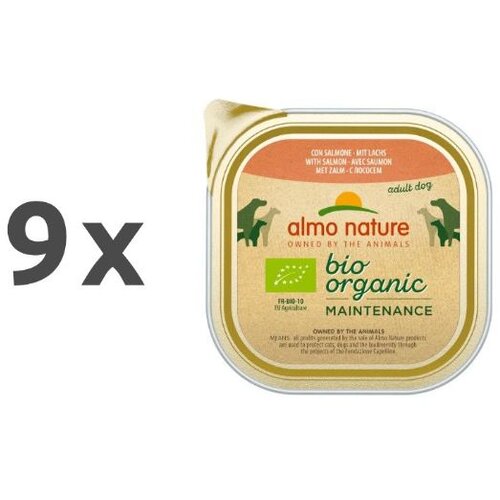 Almo Nature Bio Pate - losos 9 x 300 g Slike