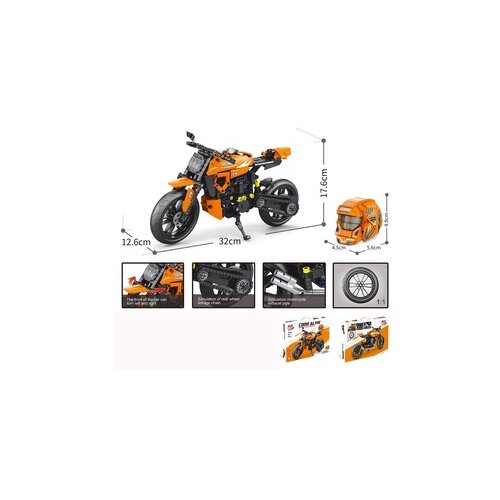  Komplet za gradnju &bdquo;Narandžasti motor&ldquo;, 578 delova Cene