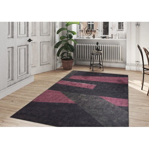 Conceptum Hypnose tepih Ada Gonul -AL 367, 140x190 cm, antracit-roza Cijene
