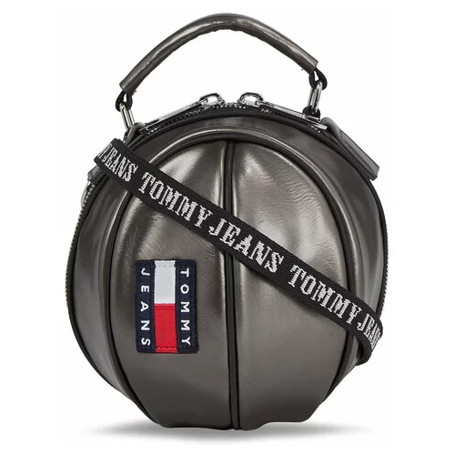 Tommy Jeans Ročna torba Tjw Heritage B. Ball Bag Metal AW0AW15434 Siva