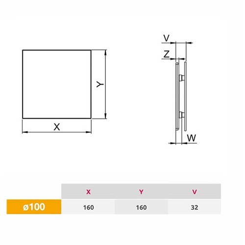 AWENTA PI100 ispuna za pločicu preko ventilatora Slike