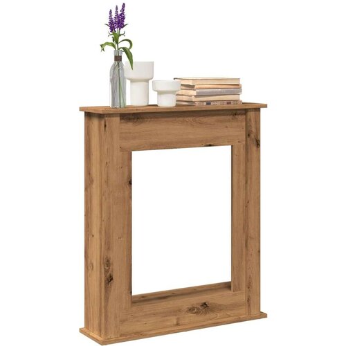 vidaXL Okvir za kamin artisan hrast 75x20x87,5 cm inženirski les Cene