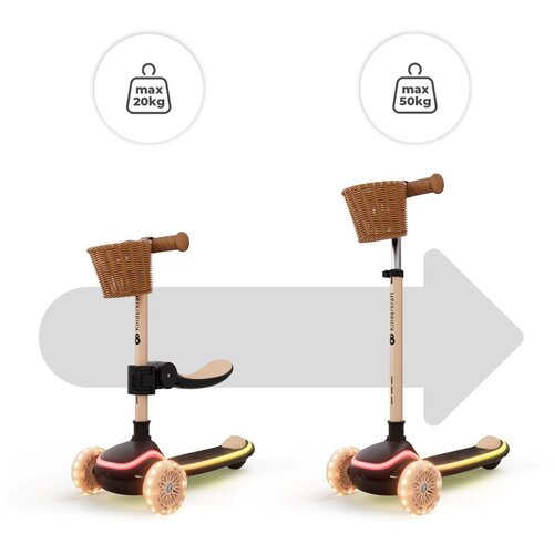 Kinderkraft TROTINET RAKET UP BEIGE Slike