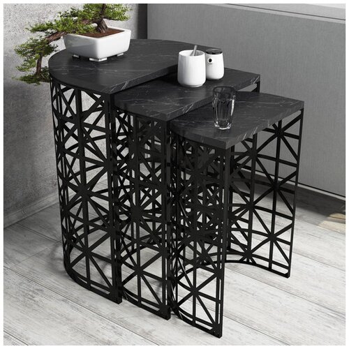 Hanah home set stočića 3 komada Stil Slike