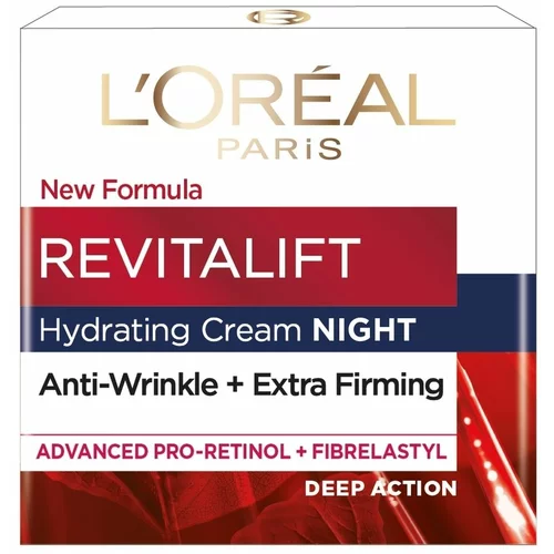 Loreal nočna krema za obraz - Revitalift Hydrating Cream Night