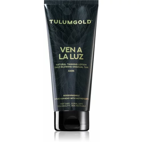 Tannymaxx Tulumgold Ven A La Luz Natural Tanning Lotion Dark krema za sončenje v solariju 200 ml