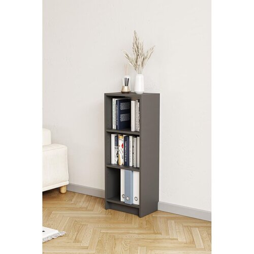Hanah home polica za knjige Bili3 40, 40 cm, antracit Cene