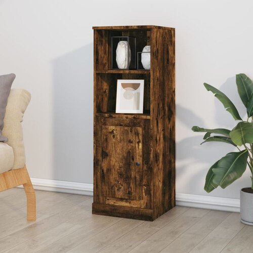  Visoka komoda boja hrasta 36x35,5x103,5 cm konstruirano drvo Cijene