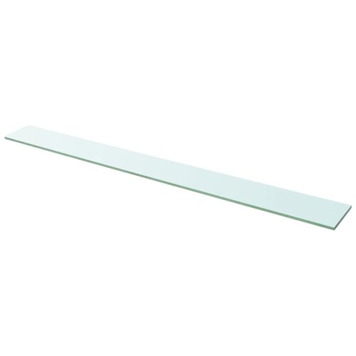 VidaXL Polica Prosojno Steklo 110x12 cm Slike