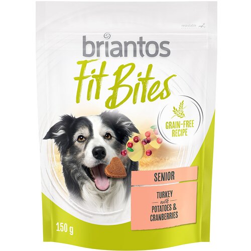 briantos FitBites" Senior - puran s krompirjem & brusnicami - Varčno pakiranje: 3 x 150 g Cijene