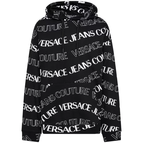 Versace Jeans Couture Sweater majica crna / bijela