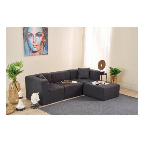 Atelier Del Sofa ugaona sofa raks anthracite Cene