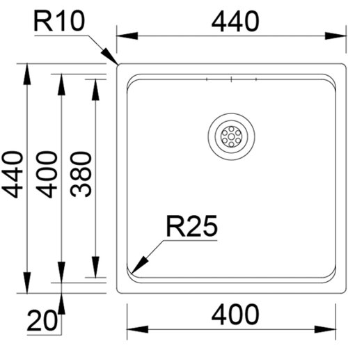 Rodi una 40 440x440/200 mm Slike