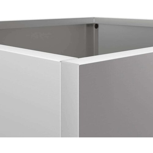 VidaXL Sadilica srebrna 32 x 27 5 x 75 cm od pocinčanog čelika Slike