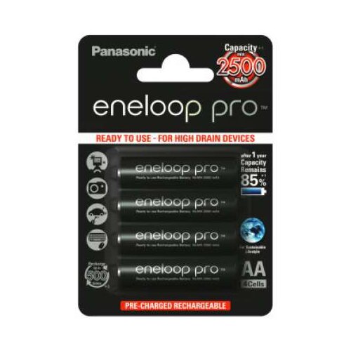 Panasonic Eneloop Pro baterija AA, 4 kos Slike