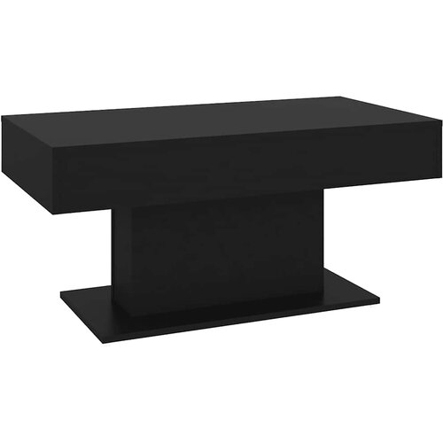  Stolić za kavu crni 96 x 50 x 45 cm od konstruiranog drva Slike