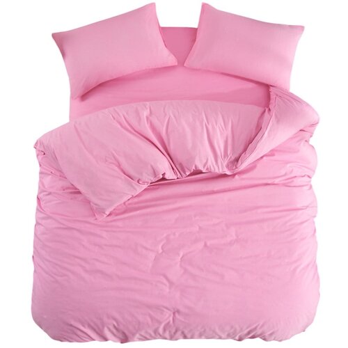 Mila Home Rožnata posteljnina za zakonsko posteljo/podalj&amp;scaron;ana z rjuho/4-delna 200x220 cm Classic &amp;ndash; Slike