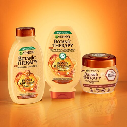 Garnier Botanic Therapy Honey &amp;amp; Beeswax negovalni balzam za za&amp;scaron;čito las 200 ml za ženske Slike