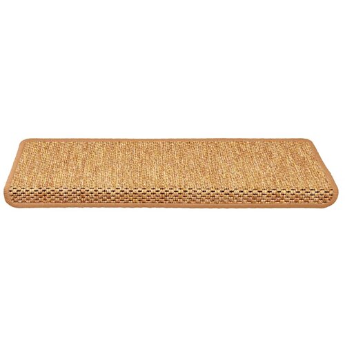  Samoljepljivi otirači za stepenice 15 kom 65x21x4 cm sisal Slike