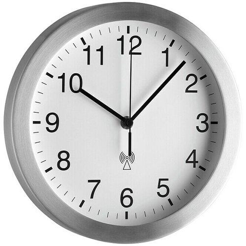 Tfa Dostmann Okrugli zidni sat (Srebrno-bijele boje, Promjer: 25 cm) Cijene