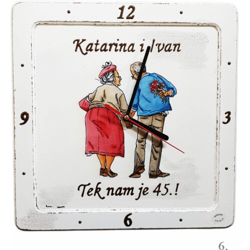  Personalizirane unikatne stenske ure – darilo za obletnico poroke - 6. - 1701 Cene
