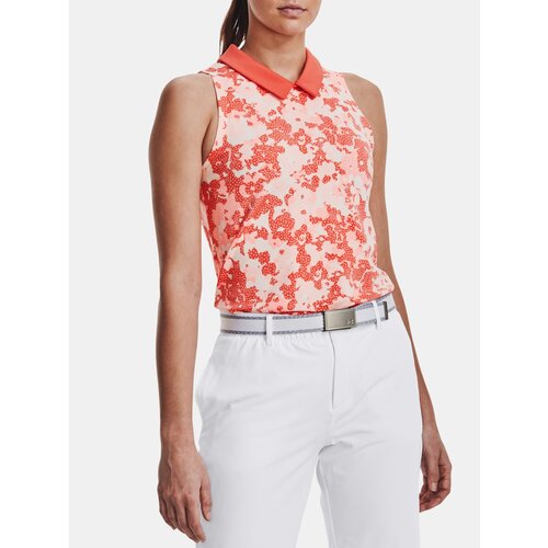 Under Armour Tank Top UA Zinger Rise Slvls Polo-ORG - Women Cene