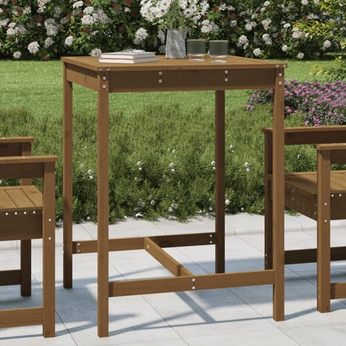  Vrtni stol boja meda 82,5 x 82,5 x 110 cm od masivne borovine Cijene