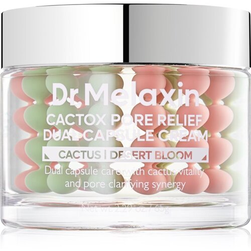 Dr. Melaxin Cactox Pore Relief Dual Capsule Cream vlažilna krema za glajenje kože in zmanj&amp;scaron;anje por 65 g Slike