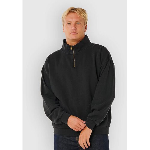 Rip Curl Premium Surf Qtr Zip Crew Pulover black Cene