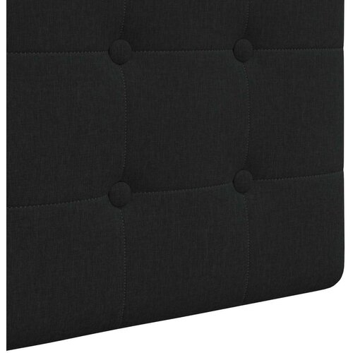  Držeće uzglavlje Zidne tkanina - Crna 120 cm bez LED Slike