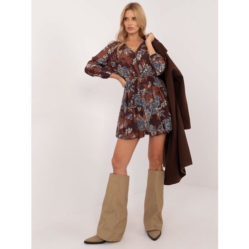 Italy Moda Dress-DHJ-SK-19861-6.42-brown Slike